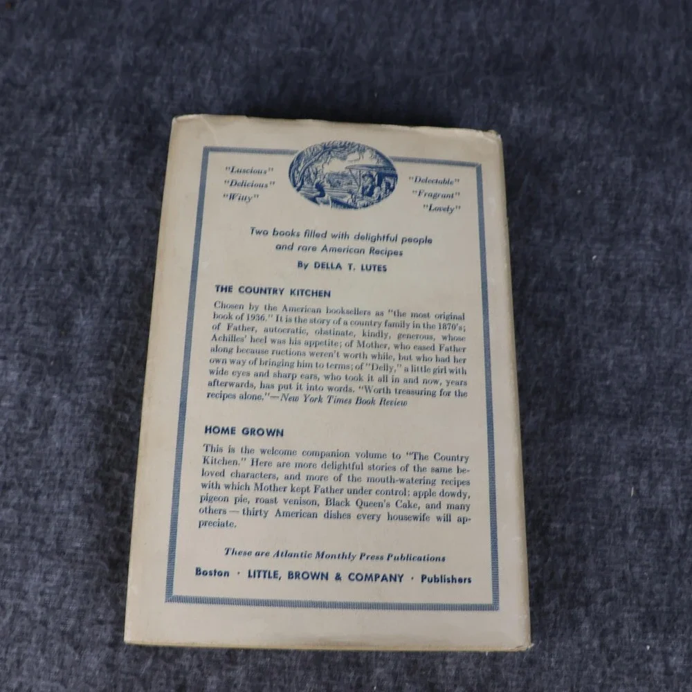 Vintage 1938 Millbrook Della T Lutes Blue HC DJ Little Brown USA Illustrated